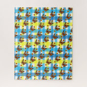Puzzles Butterfly Yellow Blue Pset Legpuzzel (Verticaal)