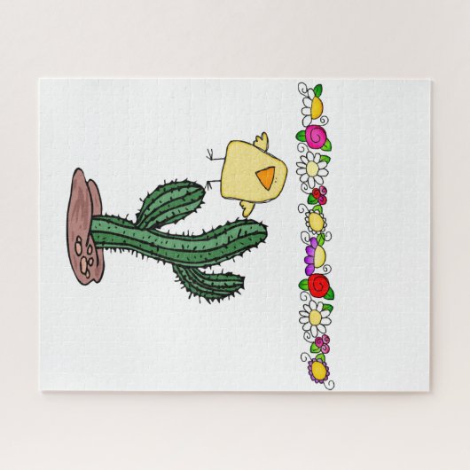 Puzzles Cactus Flowers Floral Legpuzzel (Horizontaal)
