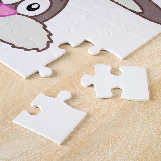 Puzzles Carrots Rabbit Legpuzzel (Zijkant)