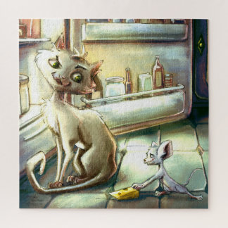 Puzzles - Cat and Mouse - by Monika Marzec Legpuzzel