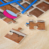 Puzzles Cat Woman Brick Legpuzzel (Zijkant)