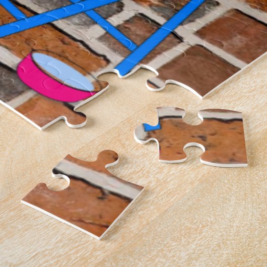 Puzzles Cat Woman Brick Legpuzzel (Zijkant)