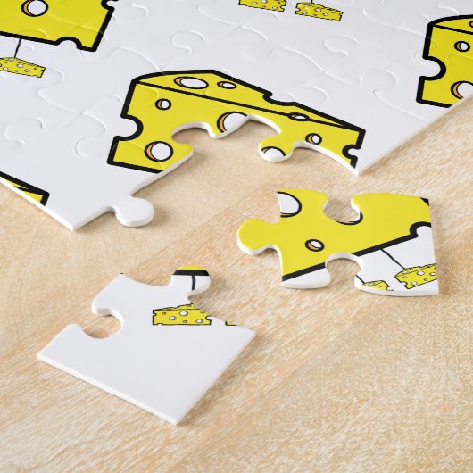 Puzzles Cheese Cheesy Legpuzzel (Zijkant)
