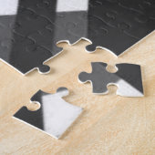 Puzzles Chicken Black White Pset Legpuzzel (Zijkant)