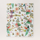 Puzzles Colorful Floral Bumblebee Legpuzzel (Verticaal)
