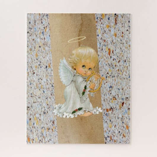 Puzzles Colorful Pattern Beige Baby Angel Legpuzzel (Verticaal)