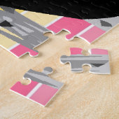 Puzzles Colorful Stripe Musician Legpuzzel (Zijkant)