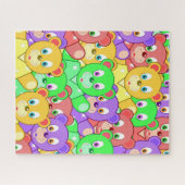Puzzles Colorful Teddy Bears Legpuzzel (Horizontaal)
