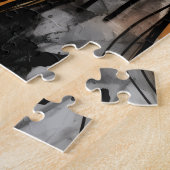 Puzzles Dog Red Hearts Happy Valentine's Day  Legpuzzel (Zijkant)