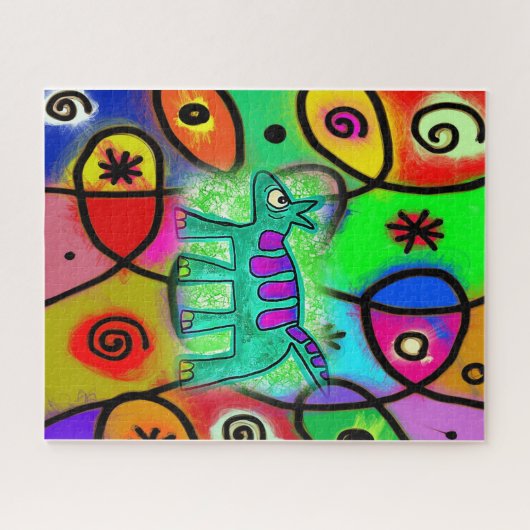 Puzzles Dog Whimsical Legpuzzel (Horizontaal)