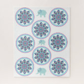 Puzzles Elephant Mandala Legpuzzel (Verticaal)