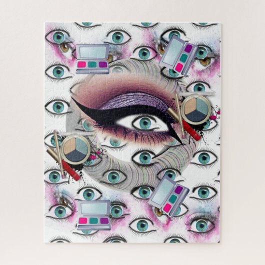 Puzzles Eye Makeup Legpuzzel (Verticaal)