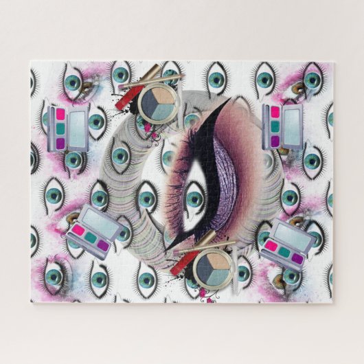 Puzzles Eye Makeup Legpuzzel (Horizontaal)