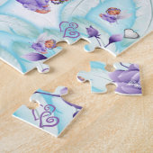 Puzzles Floral Angel Hearts Legpuzzel (Zijkant)