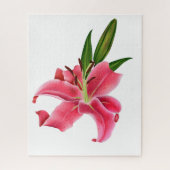 Puzzles Floral Pink Lily Legpuzzel (Verticaal)