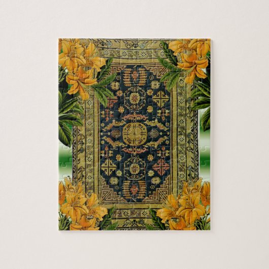 Puzzles Floral Rug Legpuzzel (Verticaal)