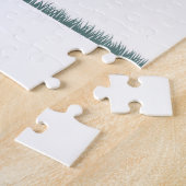 Puzzles Foxy Red Hearts Happy Valentine's Day  Legpuzzel (Zijkant)