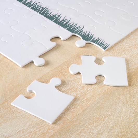 Puzzles Foxy Red Hearts Happy Valentine's Day  Legpuzzel (Zijkant)