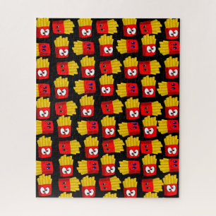 Puzzles French Fries Black Legpuzzel