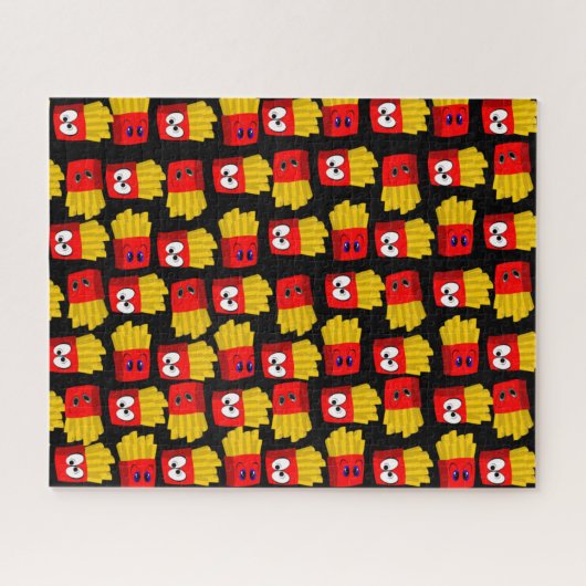Puzzles French Fries Black Legpuzzel (Horizontaal)