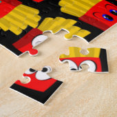 Puzzles French Fries Black Legpuzzel (Zijkant)