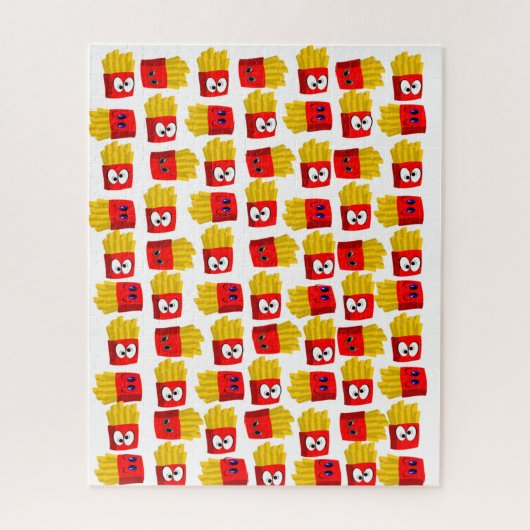 Puzzles French Fries White Legpuzzel (Verticaal)