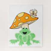 Puzzles Frog Mushroom Butterfly Legpuzzel (Verticaal)