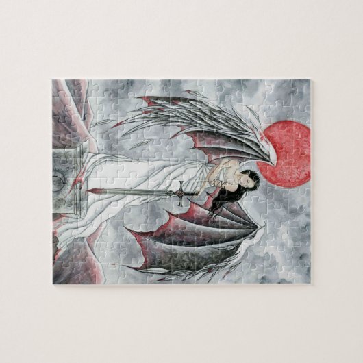 Puzzles Games Fantasy Gothic Fallen Angels Legpuzzel (Horizontaal)