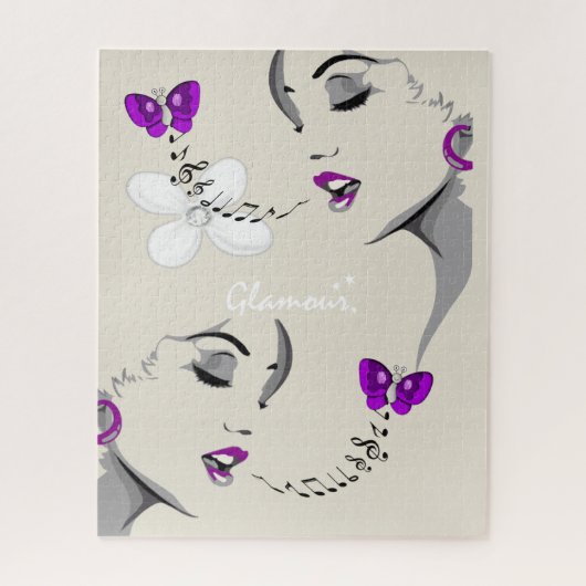 Puzzles Glamor Music Butterfly Music Legpuzzel (Verticaal)
