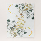 Puzzles Gold Baby Angel Flowers Floral Legpuzzel (Verticaal)