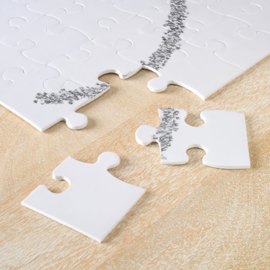 Puzzles Gold Hearts Silver Legpuzzel (Zijkant)