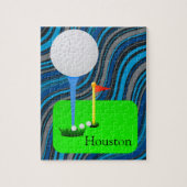Puzzles Golfer Golf Balls Legpuzzel (Verticaal)