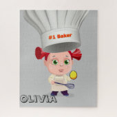 Puzzles Gray Baker Bakery Legpuzzel (Verticaal)