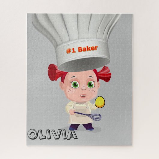 Puzzles Gray Baker Bakery Legpuzzel (Verticaal)