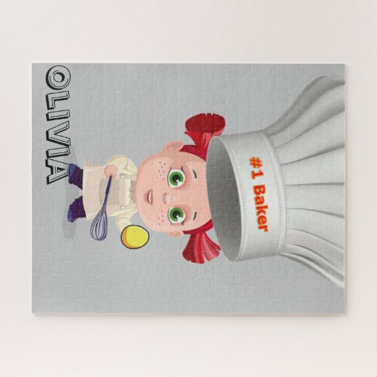 Puzzles Gray Baker Bakery Legpuzzel (Horizontaal)