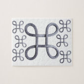 Puzzles Gray Rope White Legpuzzel (Horizontaal)