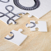 Puzzles Gray Rope White Legpuzzel (Zijkant)