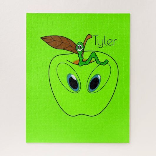 Puzzles Green Apple Worm Legpuzzel (Verticaal)