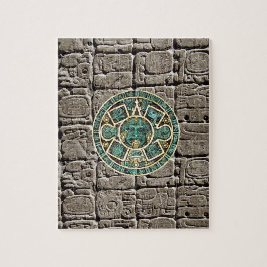 Puzzles Green Aztec Stone Grey Legpuzzel (Verticaal)