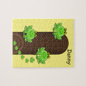 Puzzles Green Frogs Rope Yellow Legpuzzel (Horizontaal)