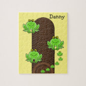 Puzzles Green Frogs Rope Yellow Legpuzzel (Verticaal)