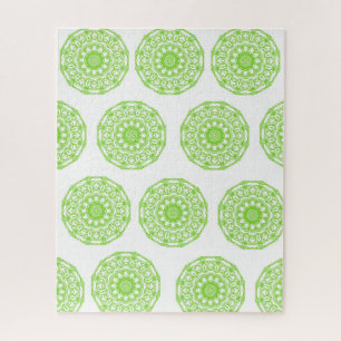 Puzzles Green Mandala Legpuzzel