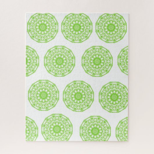 Puzzles Green Mandala Legpuzzel (Verticaal)