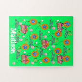 Puzzles, Happy 10th Birthday, #10 Birthday Green Legpuzzel (Horizontaal)