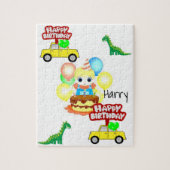 Puzzles Happy Birthday Alligator Cake Legpuzzel (Verticaal)