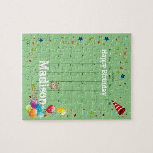 Puzzles, Happy Birthday April 2022 Puzzle Legpuzzel (Horizontaal)