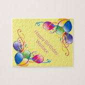 Puzzles Happy Birthday-ballonnen Legpuzzel (Horizontaal)