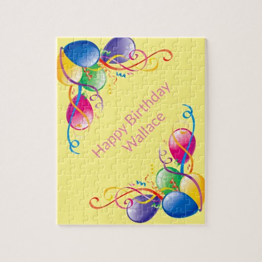 Puzzles Happy Birthday-ballonnen Legpuzzel (Verticaal)