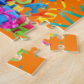 Puzzles Happy Birthday-ballonnen Legpuzzel (Zijkant)