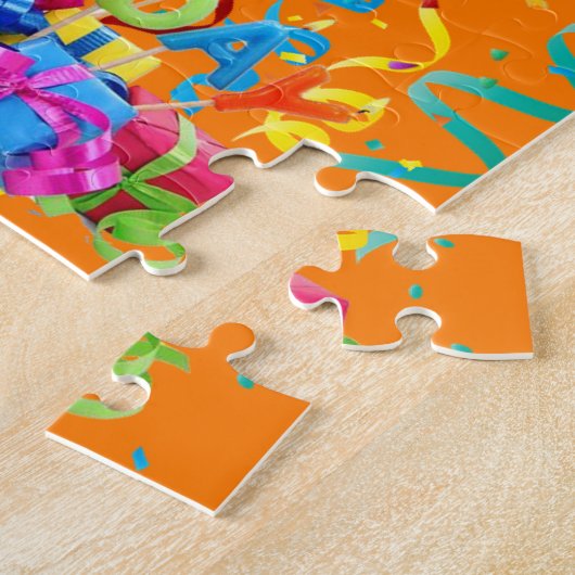 Puzzles Happy Birthday-ballonnen Legpuzzel (Zijkant)